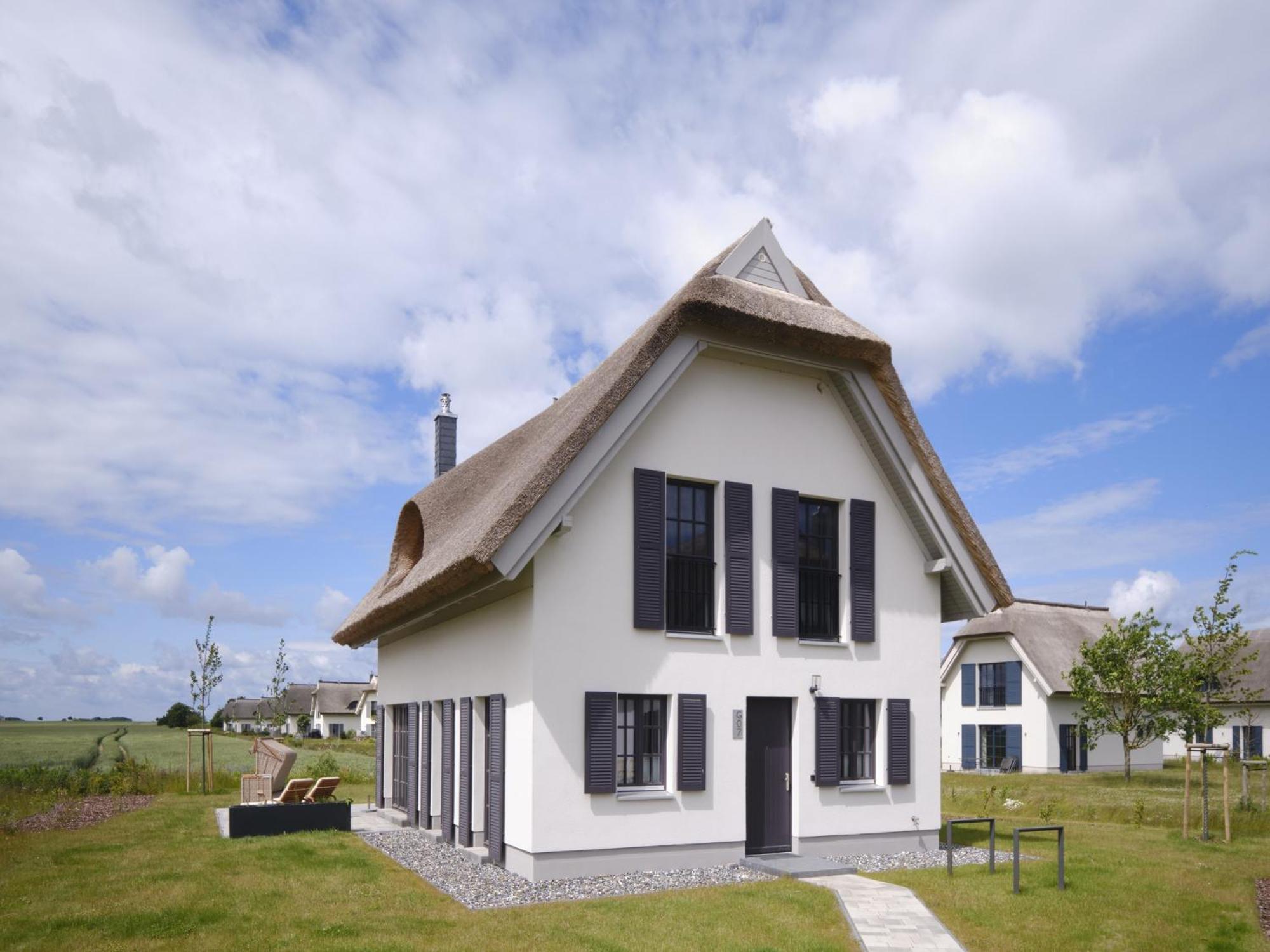 Reetland Am Meer - Luxusplus Reetdachvilla Mit 4 Schlafzimmern, Aussensauna, Loungebereich Und Kamin G07 Dranske Exteriör bild